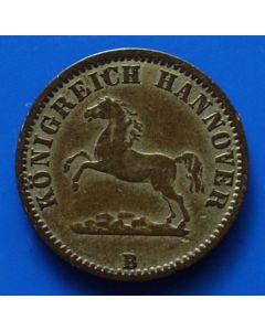 German States  Hannover ½ Groschen 1858B km# 235