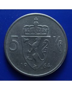 Norway  5 Kronerkm#412 