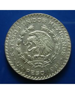  Mexico 	 Peso	1961	 Morelos - silver