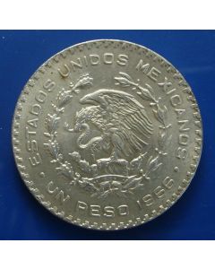 Mexico 	 Peso	1966	 Morelos - silver