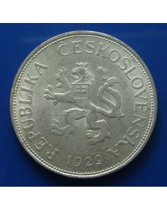 Czechoslovakia 5 Korun1929km# 11 