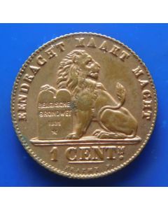 Belgium 	 Centime	1912	 (des Belges)