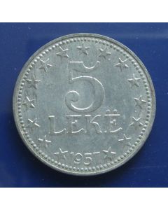 Albania   5 Lekekm# 38   Schön# 38