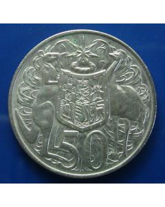 Australia  50 Cents1966km#67 silver