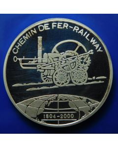 Benin	1000 Francs	2000	  Chemin De Fer-Railway