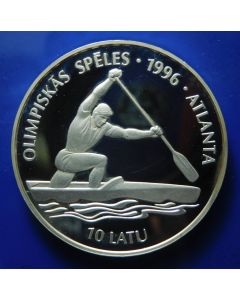 Latvia  10 Latu1994 km# 24   Schön# 23