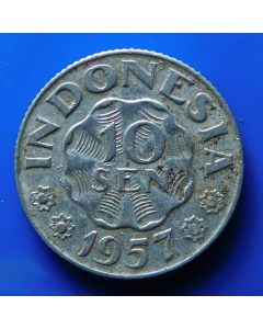 Indonesia 	10 Sen	1957