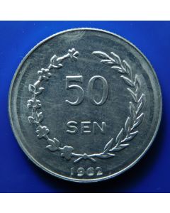 Irian Barat	50 Sen	1962	 - Sukarno