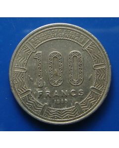 Chad100 Francs1980km# 3