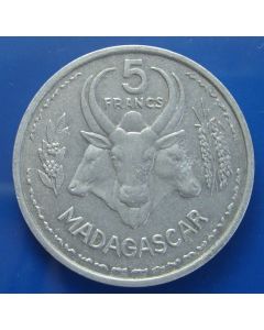 Madagascar  5 Francs1953km#  5