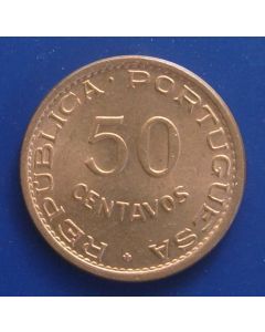 Cape Verde  50 Centavos1968km# 11  unc