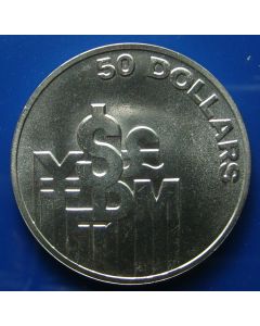 Singapore  50 Dollars1980 km# 18  