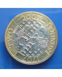 Great Britain  2 Pounds2007 km# 1076 