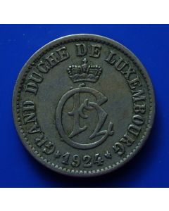 Luxembourg 5 Centimes 1924km# 33 