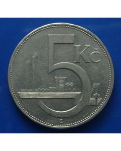 Czechoslovakia 5 Korun1938km# 11a