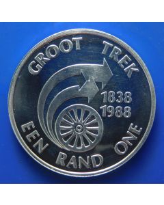 South Africa 	1 Rand 1988	 - The Great Trek – Silver