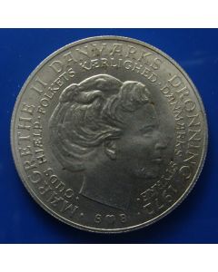 Denmark  10 Kroner1972km# 858 