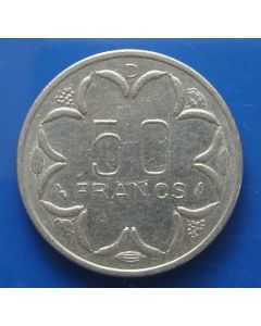 Central African States 50 Francs1978dkm#  11
