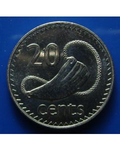 Fiji Islands 	20 Cents	1990	 - unc