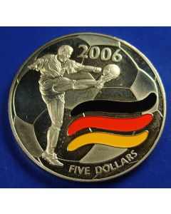 Liberia  5 Dollars 2003  Germany FIFA