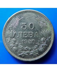 Bulgaria  50 Leva1940km# 48   Schön# 30