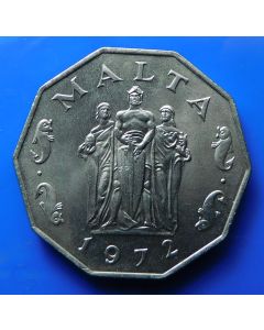 Malta  50 Cents1972km# 12  Schön# 10