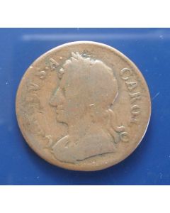 Great Britain  farthing1675 km# 436.1 Charles ll