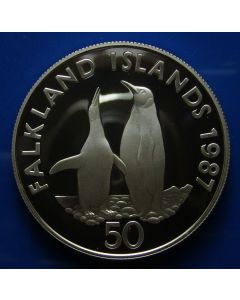 Falkland Islands  50 Pence1987km# 25a    Schön# 24a