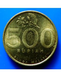 Indonesia 500 Rupiah2001km# 59