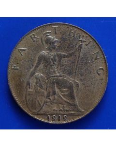 Great Britain  farthing km# 808.2