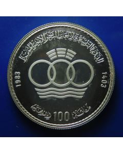 Morocco  	 100 Dirhams	1983	 9th Mediterranean Games