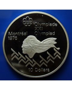 Canada 	 10 Dollars 1975	 Proof / Silver – Men's Hurdlers (a lot of Silver)