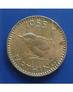 Great Britain  farthing1955 km# 895 