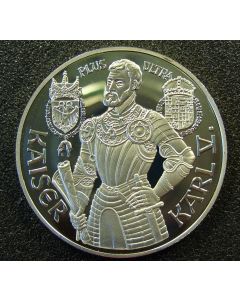 Austria 	 100 Shilling	1992	 Proof - Karel V  – Silver