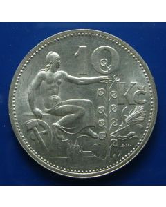 Czechoslovakia 10 Korun1931km# 15