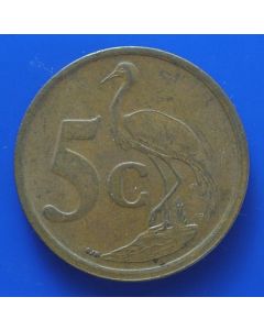 South Africa 5 Cents2003 km# 324 