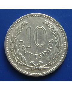 Uruguay  10 Centiesimos1959 km# 35   Schön# 19