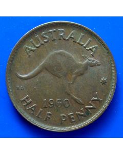 Australia  ½ Penny1960km#61