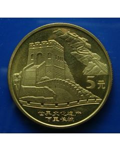 China 5 Yuan2002km# 1412