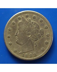 United States 5 Cents1888km#112 