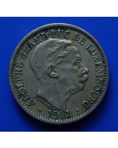 Luxembourg 10 Centimes 1901km# 25 