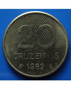 Brazil 20 Cruzeiroskm# 593.1