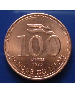 Lebanon 100 Livres1995km# 38 