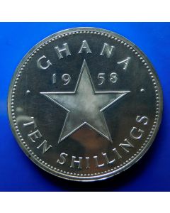 Ghana 10 Shilling1958km# 7 Schön# 7