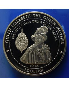 Pitcairn Islands 	Dollar	1997	 Order of the Garter