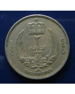 Libya    2 Piastres1952 km# 5 