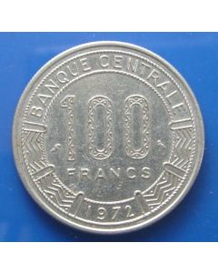 Gabon 100 Francs1972km# 12  Schön# 11