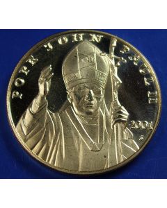 Liberia  10 Dollars 2001  Poppe John Paul ll