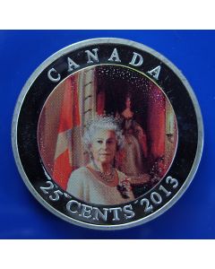 Canada-Silver Bullion Coinage 25 Cents2013km# new
