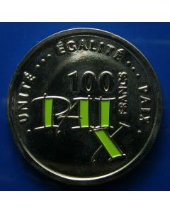 Djibouti 100 Francs2002km# 40 